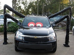 Car spider Halloween