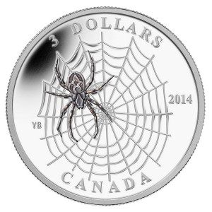 Who says spiders aren't made of money? In Canada they are, eh.